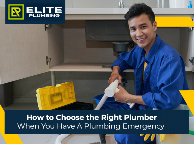 How to Choose the Right Plumber When You Have a Plumbing Emergency